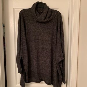 Xl cowl neck sweater nwot black